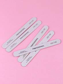 Bộ 20/10/5 dũa móng tay bằng gỗ mỏng, giấy nhám hai mặt 100/180 grit, dũa đánh bóng móng tay hai mặt 180/240 grit, dũa đánh bóng móng chuyên nghiệp, dũa đánh bóng chân hai mặt hình thuyền bằng gỗ, khối đánh bóng móng, thích hợp cho móng tự nhiên, tiệm làm móng tại nhà, móng acrylic, v.v. - Màu Xám nhạt - Xem 5