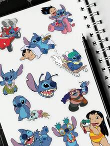 Disney 62/186/310/620片装缝线贴纸，适用于剪贴簿、日记、计划本、行李箱、手机壳、吉他、滑板、马克杯、文具、贺卡、小礼物等。 - 查看 3