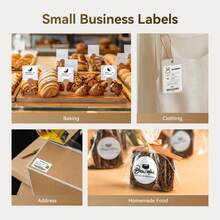 Niimbot Thermal Label Paper White Transparent Self-Adhesive Sticker Roll Thermal Gap Paper Label Printer Label Paper Suitable For Niimbot B1/B2/B21/B3S/B31 Printers - View 6