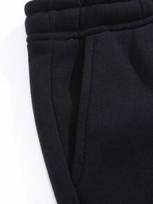 Men's Summer Five-Point Pants - Black (five-quarter Length Pants) - View 3