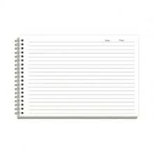 60 Sheets Horizontal Spiral Bound B5 Lined Notebook, Thick Transparent Removable Pages, Suitable For Note-Taking, Copying Quotes - B5 - View 8