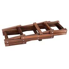 Hogare Cava de Madera de parota Plegable Porta Botellas para vinos Diseño Moderno y Elegante Útil y práctica Mueble para Botellas Acabados Finos Resistente Capacidad 6 Botellas - Parotta - Ver 4