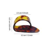 Celluloid Guitar Thumb Picks, Replacement Instrument Accessories For Playing Instruments, Ukulele, Electric Guitar, 4 Pcs. HAZY - 4pcs - View 7