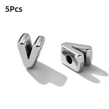 5Pcs Acrylic Beads Letter Beads DIY Keychain Phone Chain Jewelry Making Supplies - Alphabet Beads - View 19