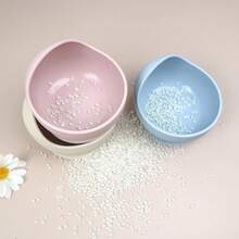 1pc Silicone Baby Bowl With Suction Cup, Anti-Spill, Easy To Clean, Toddler Self-Feeding Dinnerware - Multicolor - View 8