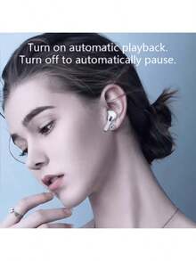 无线蓝牙耳机 TWS 立体声音乐游戏耳机 带麦克风运动耳机 - 查看 2