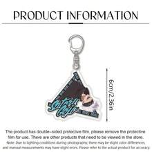 Jujutsu Kaisen 1个五条、悠仁、惠、七海、野蔷薇动漫卡通三角形亚克力钥匙扣挂件，男女通用，可挂在背包上，适合情侣、朋友、女友作为生日、节日礼物，卡通动漫个性化钥匙扣挂件，圣诞节、万圣节礼物 - 多色 - 查看 8