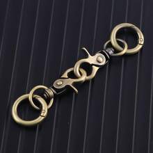 2pcs Rotating Clasp, Double-Ended Rotating Quick Hanging Hook Metal Rotating Clasp With Spring O-Ring Lobster Clasp, Suitable For Key Chain, Bag, Wallet, Lanyard DIY Crafts - Bronze - View 9