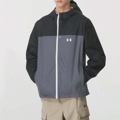 Under Armour CLOUDSTRIKE COLORBLOCK JKT Woven Hooded Jacket/Outerwear, Professional Training For Men, 1381880-001