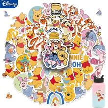 50 buah Stiker Kartun Disney Winnie The Pooh & Piglet, Cocok untuk Dekorasi Koper dan Laptop - 1 Set - View 4