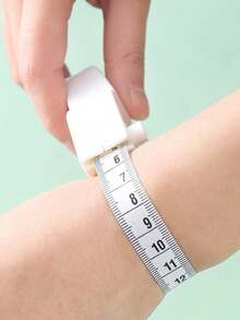 Soft Tape Measure For Waist, Bust, Hip, Arm & Leg Circumference, Fitness Measurement Tool - White - View 6