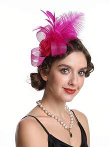Fascinators Headband Women's Tea Party Hat For Kentucky Derby, Wedding, Hair Accessories - Multicolor - View 15