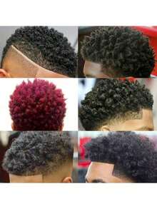 Bộ 1/2 lược mút tạo kiểu tóc hai lỗ, dụng cụ tạo kiểu tóc gợn sóng cho kiểu tóc xoắn, tóc dreadlock, tóc tết và tóc xoăn kiểu Afro, mút tạo kiểu chuyên nghiệp dành cho thợ cắt tóc để tạo kiểu tóc gợn sóng tự nhiên. - màu đen - Xem 9