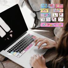 Cartoon Pattern Keyboard Function Sticker Skin Compatible With Apple Air - View 3