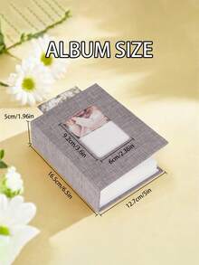 Album ảnh cá nhân hóa cỡ lớn 6 inch, có thể tùy chỉnh tên/văn bản - 100 trang trắng, bìa và trang ảnh được cá nhân hóa, thích hợp làm quà tặng cho gia đình, bạn bè, tiệc tùng, đám cưới, sinh nhật, album ảnh bằng nhựa bền chắc. - Nhiều màu - Xem 10