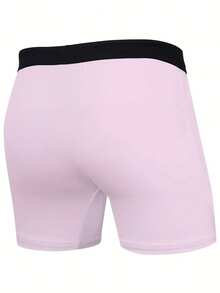 Customized Square Underwear Text, Men's Underwear, Comfortable And Breathable, Fashionable And Interesting, Machine Washable, Gifts For Boyfriends And Husbands, Valentine's Day, Christmas, Anniversaries, Novelty Underwear - 粉紅色 - 查看 4