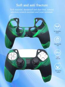 1pc PlayStation5 Controller Protective Case, Camouflage Pattern Design, Anti-Slip, Anti-Sweat, Anti-Scratch, Anti-Dust, Enhanced Gameplay Experience - View 1