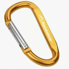 1/2 buah Carabiner Pegas D-Ring Paduan Aluminium Tebal Namkabaw Berkualitas Tinggi 3,69 Inci - 3,69 Inci, Hitam, Tahan Karat dan Tahan Lama, Cocok untuk Gantungan Kunci Luar Ruangan, Berkemah, Mendaki dan Backpacking | Klip Kunci Kokoh | - MultiWarna - View 10