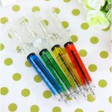 创意注射器造型圆珠笔，学习用品，礼品，奖品，文具礼品 - 黃色 - 查看 4