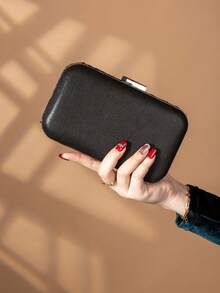 REMANLAND 一款奢华闪亮水晶水钻女士手拿包，优雅链条单肩包，适合派对场合，内置隐藏卡槽，可作钱包使用，是女士理想的晚宴包，配有可拆卸金属链条，可肩背或斜挎。适合派对、晚宴、聚会和婚礼等场合，是馈赠佳品。 - 黑色 - 查看 6