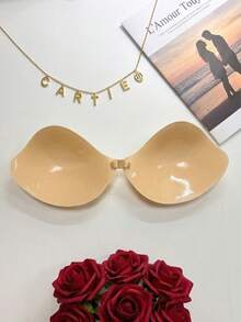 2片装隐形无肩带粘性胸垫：性感硅胶胸垫，完美搭配吊带裙和婚纱。提升胸型，打造更丰满、更优美的曲线。隐形芒果形胸垫。 - 彩色 - 查看 21