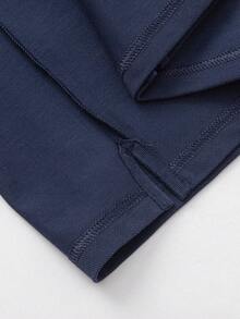 Balabala Boys' Polo Shirt, Breathable Cooling Summer Tee For Kids, 2025 New Arrival - Navy Blue - View 7