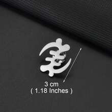 1 Chiếc trâm cài áo biểu tượng văn hóa truyền thống châu Phi cổ đại Ai Cập Guafe Gye Dwennimen Ankh Cờ Assyria Ashur - Nhiều màu - Xem 9