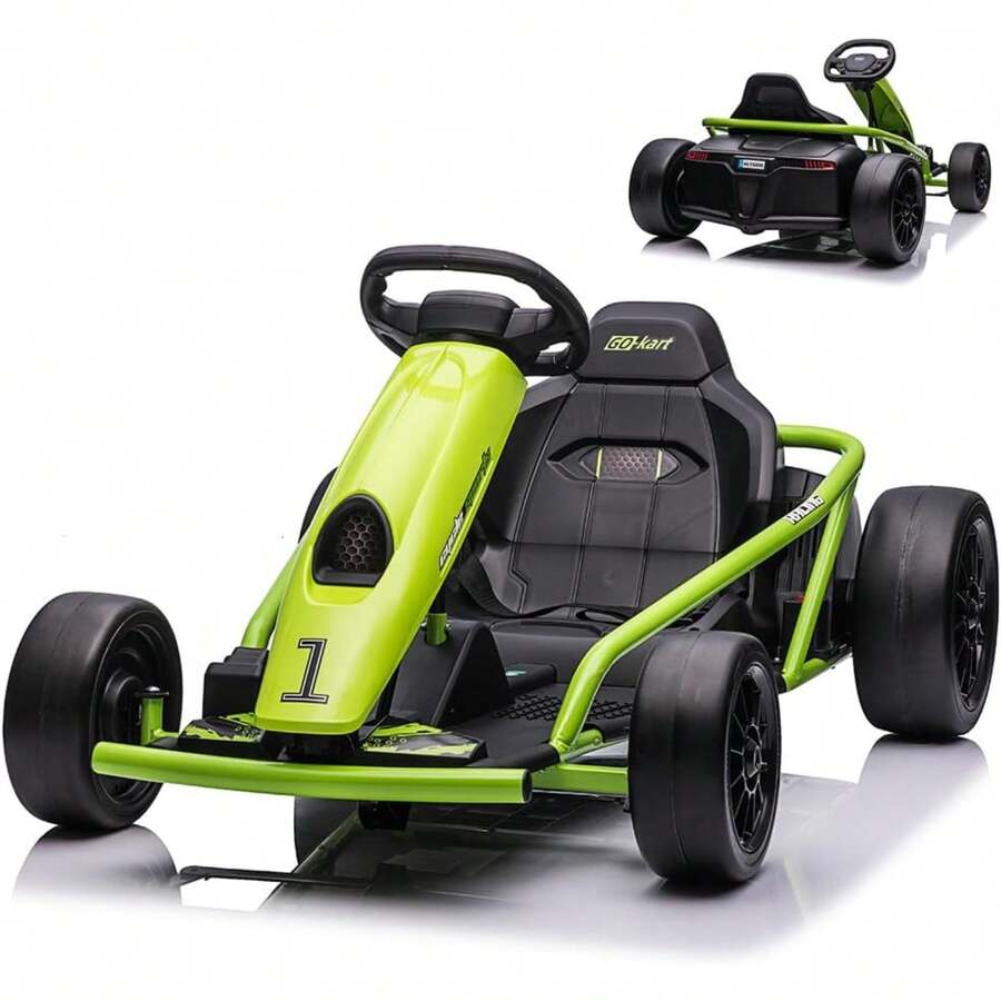 Kids Electric Vehicles - Green - View 1