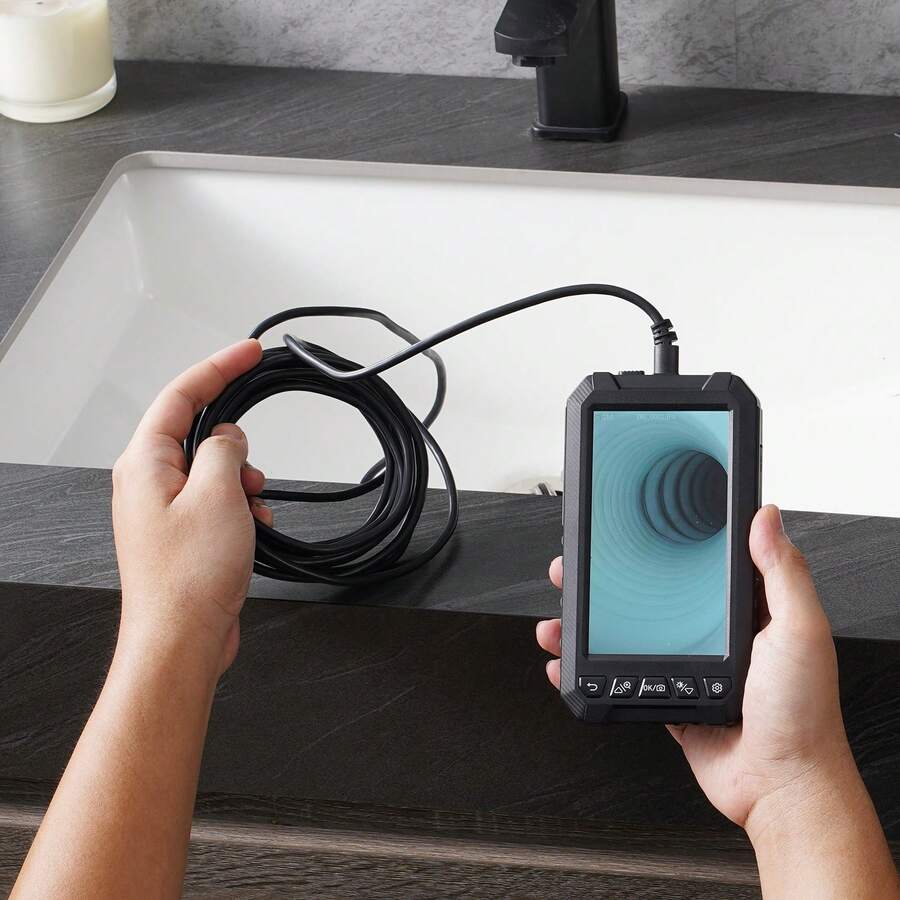 Borescopes - จอแสดงผล 12.7 ซม., สายไฟยาว 15 ม., 2600 mAh Akku - ดู 1