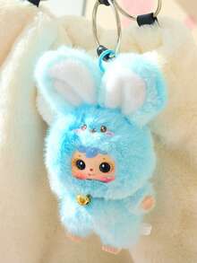 Vinyl Box Keychain Vinyl Plush Pendant, Bag Charm, Collectible Holiday & Birthday Gift For Women, Single Box - Random Blind Boxes - View 2