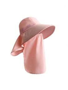 3-In-1 Women's Sun Protection Face Mask With Neck Cover, Outdoor Cycling Fishing UV Protection Sun Hat - A - View 12