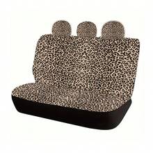 Car Seat Covers, Cheetah & Leopard Print Breathable Seat Cushion, Universal Fit For SUV & Sedan, Washable Anti-Dust - Multicolor - View 5