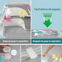 GALASALA Bolsas de Almacenamiento de Vacío 15PCS Bolsas al Vacio Ropa Viaje Bolsas de Compresión para Viaje para Guardar Ropa Almohadas Edredones con 1 Bomba Electrica - multicolor - Ver 5