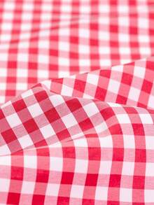 Men's Casual Comfortable Checkered Shirt - Đỏ - Xem 6
