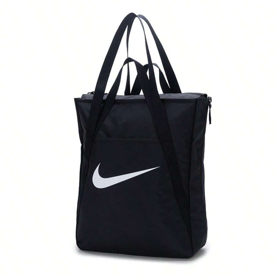Nike Túi đeo vai một bên unisex NK GYM TOTE - SP26, Túi xách du lịch ngoài trời, IH7964-010 - đen/đen/trắng - Xem 1