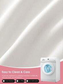 1 chiếc vỏ gối trang trí kiểu Pháp lãng mạn xếp nếp (không bao gồm ruột gối), vỏ gối trang trí lãng mạn tinh tế cho phòng ngủ/ký túc xá/ghế sofa/ghế thư giãn, có thể dùng làm quà tặng cho người yêu hoặc bạn bè. Có thể giặt máy. Chứng nhận Oeko-Tex. Màu trắng. - trắng - Xem 4