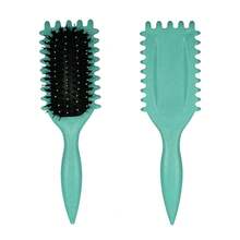 Curl Defining Brush, 1 PCS Curly Hair Brush, Brush Curly Hair, Combing And Shaping Men's And Women's Curls To Reduce Pulling - 1 cái - Xem 3