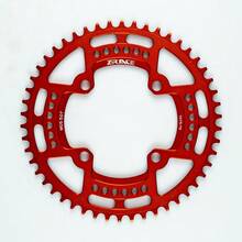 ZRACE BCD104 Narrow Width Tooth Chainrings Chainwheels For MTB/Road/Foldingbike/Gravel-Bikes 40T/42T/44T/46T/48T/50T/52T AL7075 - Red - View 12