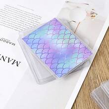 10pcs PVC Waterproof Case, Double-Sided Transparent Card Cover Sleeves Game Card Holder Protector Idol Photocard Card Photo Protective Cover Hard Bank Bus Id Card Storage - Multiple Styles - View 7