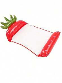 1个充气菠萝漂浮床，水果系列成人可折叠吊床漂浮垫，沙滩必备游泳游戏 - 彩色 - 查看 10