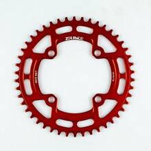 ZRACE BCD104 Narrow Width Tooth Chainrings Chainwheels For MTB/Road/Foldingbike/Gravel-Bikes 40T/42T/44T/46T/48T/50T/52T AL7075 - Red - View 15
