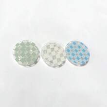 Transparent Polka Dot Heart Grid Embossed Phone Stand, Expandable Desktop Holder, Ring Stand Compatible With IPhone, Android Phones, Women Gift - Multicolor - View 5