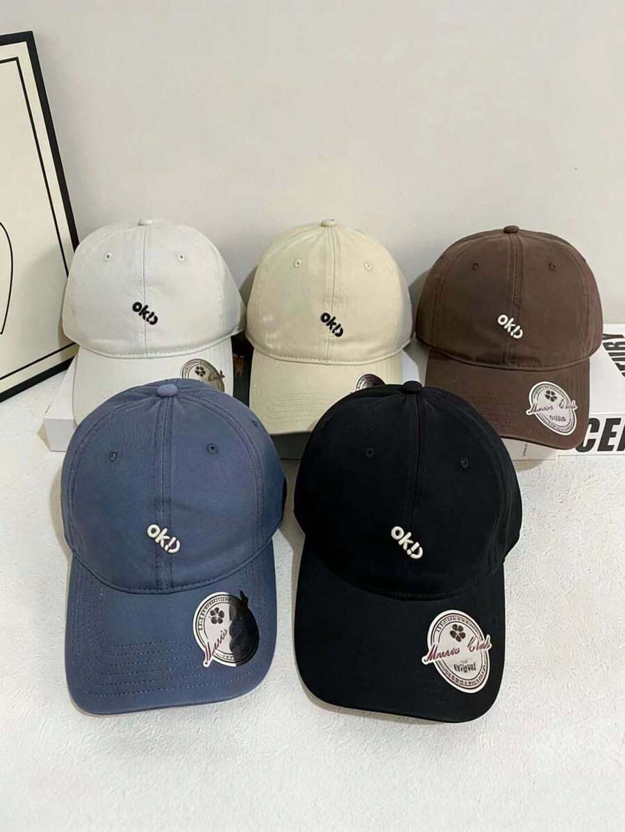 Korean Style Casual Baseball Cap, Unisex Youth Commuting & School Versatile Soft Top Sun-Shading Baseball Cap, Spring/Summer - A - View 1