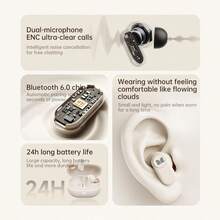 Monster AIR STAR M300 OWS Wireless Earbuds, Bluetooth 6.0, In-Ear, HD Calls, Waterproof, ANC, Low Latency Gaming Mode, Built-In Microphone. Balanced Sound Quality And Comfortable Fit, Suitable For Sports And Gaming - View 5