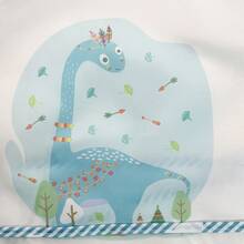 1件婴儿围兜，婴幼儿喂养罩衫，带大口袋，适合6-36个月宝宝 - 彩色 - 查看 9