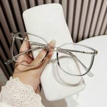 1副猫眼图案无度数眼镜，时尚百搭 - 彩色 - 查看 6