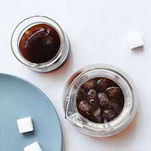 1个日式ins风玻璃咖啡壶，小众创意咖啡杯，极简手冲咖啡分享壶，品鉴杯 - 透明 - 查看 9