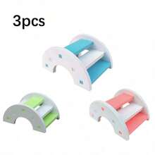 Đồ chơi vận động cho chuột hamster, nhà nhựa cho chuột hamster, hang trú ẩn cho chuột gerbil, phụ kiện cho chuột lang, đồ chơi bệ đỡ cho chuột hamster, đồ chơi mini, lồng PVC cao cấp. - Nhiều màu - Xem 30