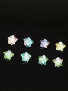 New Ice Transparent Halo Gradient Star Card 17mm Diy Cave Shoes Handmade Design Materials In Stock Factory Wholesale - Multicolor - View 2