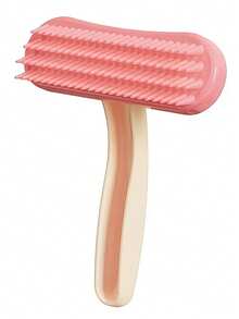 1pc Silicone Pet Grooming Brush With Soft Bristles And Heart-Shaped Head - Gentle Detangling, Massaging Brush For Small Pets Like Cats, Dogs, Rabbits, Guinea Pigs To Reduce Shedding - Multicolor - View 14